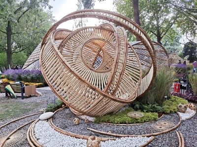 2019北林國際花園建造節(jié)一等獎作品--&ldquo;風巢 The Wind Nest&rdquo;景觀裝置設計 | 天津大學學生團隊